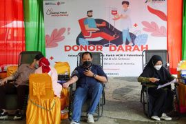 Perwira Pertamina Patra Niaga Regional Sumbagsel Antusias Ikuti Donor Darah