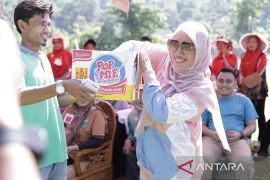 Titi Rusma bangga dengan kemeriahan sepeda santai