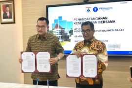 Pemprov Sulbar dan IPB menandatangani nota kesepahaman pengelolaan data desa presisi