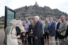 Dirjen Kebudayaan sebut  Presiden Jerman terkesan restorasi Candi Borobudur