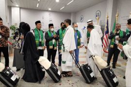 3.209 calon haji Indonesia dijadwalkan tiba di Jeddah Arab Saudi pada Minggu