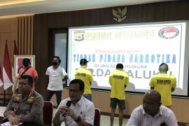 Satu oknum polisi jadi tersangka peredaran narkoba di Ambon