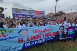 Ratusan warga Tulungagung deklarasi dukung Erick Thohir maju Pilpres 2024