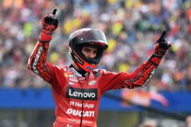 Francesco Bagnaia juarai motoGP Belanda