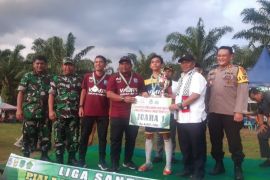 Liga Santri Piala KASAD resmi ditutup di Palas, Ponpes ALMukhlisin Sibuhuan Juara I