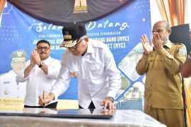 Perlancar transportasi, ini ruas jalan tahun jamak yang diresmikan Nova Iriansyah