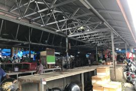 Disdagtri Inhil sayangkan lapak pedangang di pasar sementara tak kunjung ditempati