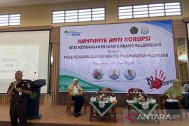 BPJS Ketenagakerjaan Palembang kampanyekan gerakan anti korupsi