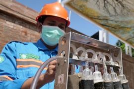 DLH Kota Madiun lakukan uji kualitas udara pada lima titik pemantauan