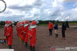 PT PAS, petani, Manggala Agni Kalsel latihan pengendalian karhutla