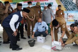 Pembangunan Masjid Apung di Tanah Bumbu dilanjutkan