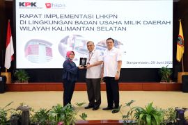 KPK apresiasi capaian 100 persen LHKPN Bank Kalsel