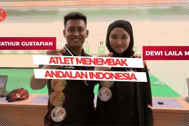 Mengenal atlet menembak Fathur Gustafian dan Dewi Laila Mubarokah
