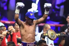 Daud Yordan menang TKO atas Panya Uthok, pertahankan gelar juara dunia