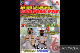Polres Bangka Selatan gelar 'Car Free Day'