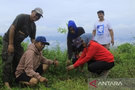 Wabup Bone Bolango pimpin penanaman pohon di Bukit Arang