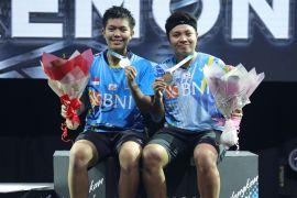 Ganda putri Indonesia Apri/Fadia raih gelar juara perdana