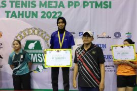 Atlet Sulsel raih medali perak pada Kejurnas Tenis Meja Yogyakarta