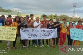 Atlet Kubu Raya cabang olahraga sepak bola juarai Popda Kalbar 2022