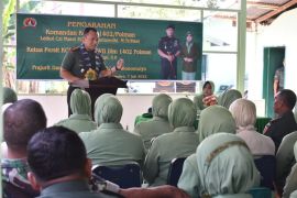 Dandim Polman ingatkan keluarga TNI bijak menggunakan media sosial
