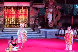 Sanggar Tugek Carangsari beri pesan kebangsaan melalui prembon di PKB