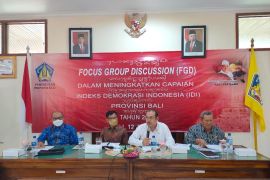 Bali masih hadapi tantangan untuk tingkatkan indeks demokrasi