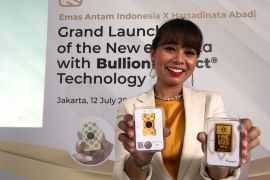Antam dan Hartadinata rilis emas batangan anti pemalsuan