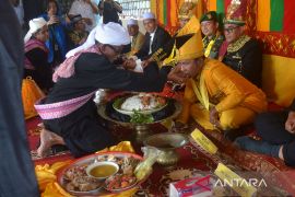 Tradisi adat seumeuleung Raja Daya Aceh