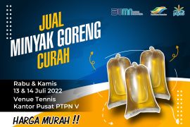 PTPN V distribusikan migor Rp12.000 per kg di Pekanbaru, catat tanggalnya