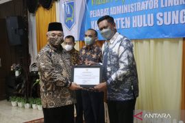 Malam pengantar purna tugas pejabat adminstrator Pemkab HSS