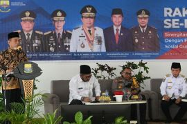 Di Rakor Forkopimda,  Bupati Merangin laporkan empat isu prioritas ke gubernur