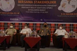 Pemprov Sulbar-instansi vertikal perkuat sinergi cegah penyebaran PMK