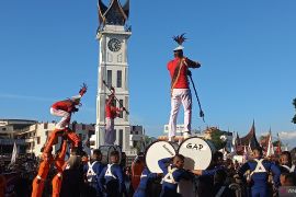 IPDN Sumbar gelar Kirab Nusantara di Taman Jam Gadang Bukittinggi