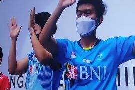 Apriyani/Fadia awali Denmark Open dengan kemenangan atas ganda Estonia