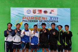 Polsri Palembang klasemen teratas raih medali emas di Porseni Politeknik 2022