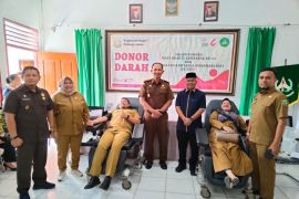 Sambut HBA ke -62, Kejari Palas giat donor darah