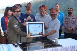 Menparekraf kunjungi desa wisata Kampung Warna Warni di Simalungun