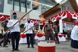 Kejari musnahkan 70 Kilogram lebih Narkoba di Bukittinggi