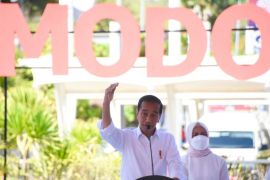 Presiden Jokowi resmikan perluasan Bandara Internasional Komodo Labuan Bajo