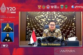 Airlangga: Generasi muda berpotensi tinggi untuk ciptakan lapangan kerja inklusif