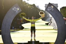 Pebalap sepeda Denmark Jonas Vingegaard juara Tour de France 2022