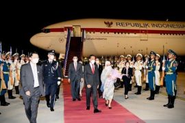Presiden Jokowi tiba di Beijing