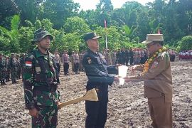 TMMD Kodim 1701 Jayapura di kampung Suskun Keerom perbatasan RI-PNG
