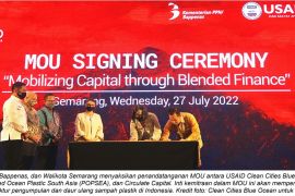 Kemitraan Indonesia dan AS melalui program "Clean Cities, Blue Ocean"