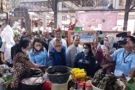 Menteri Zulkifli Hasan tinjau pasokan dan harga bahan pokok di Kupang