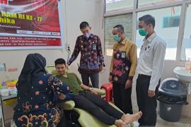 Rutan Kandangan kolaborasi PMI gelar donor darah