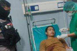 Empat polisi terluka saat melakukan penggerebekan narkoba di Polewali Mandar