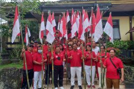 Ribuan bendera Merah Putih hiasi Bangli sambut HUT ke-77 RI