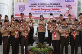 Kwarcab Pramuka Lampung Selatan buka kegiatan pelatihan kursus mahir tingkat dasar dua