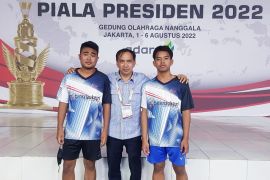 Dua atlet bulutangkis Inhil masuk delapan besar Piala Presiden 2022